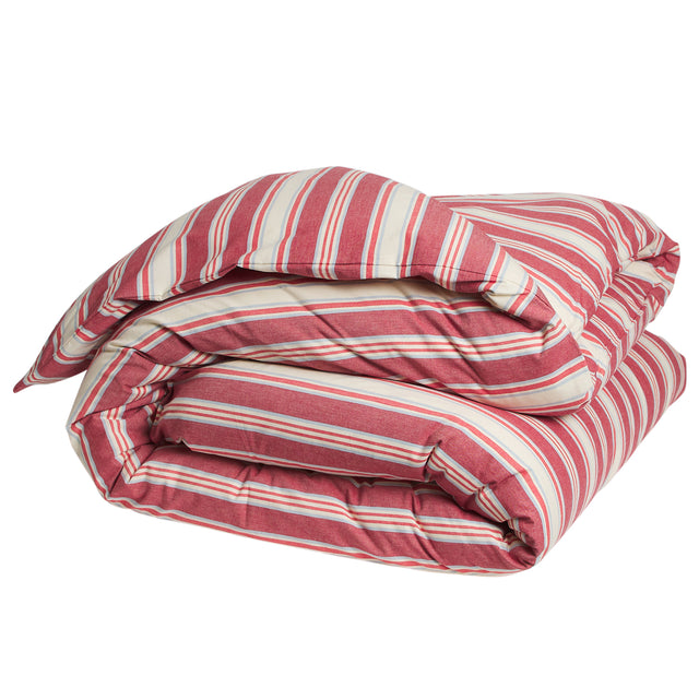 Selene Cotton Quilt Cover - Crimson Single