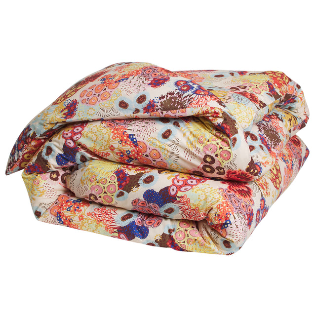 Cora Cotton Quilt Cover - Pearl Single