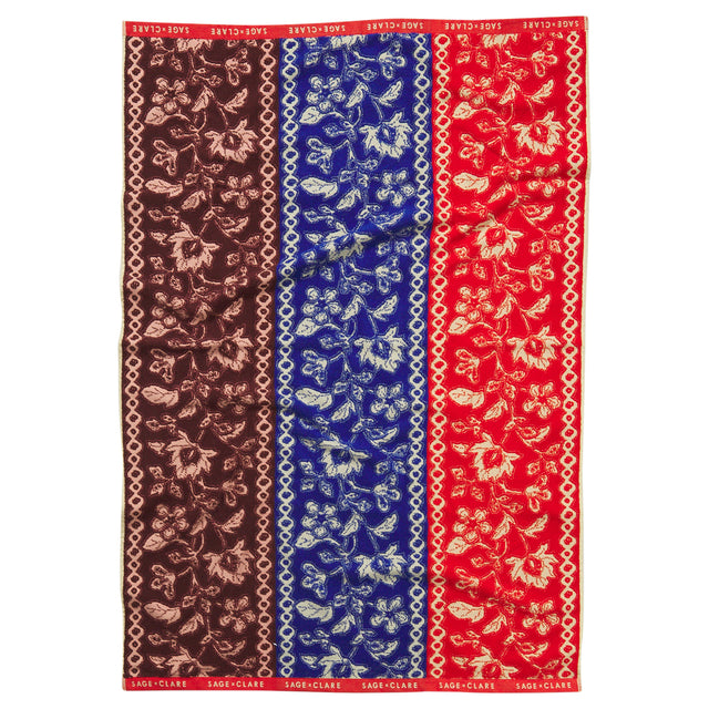 Thea Bath Sheet - Vermillion