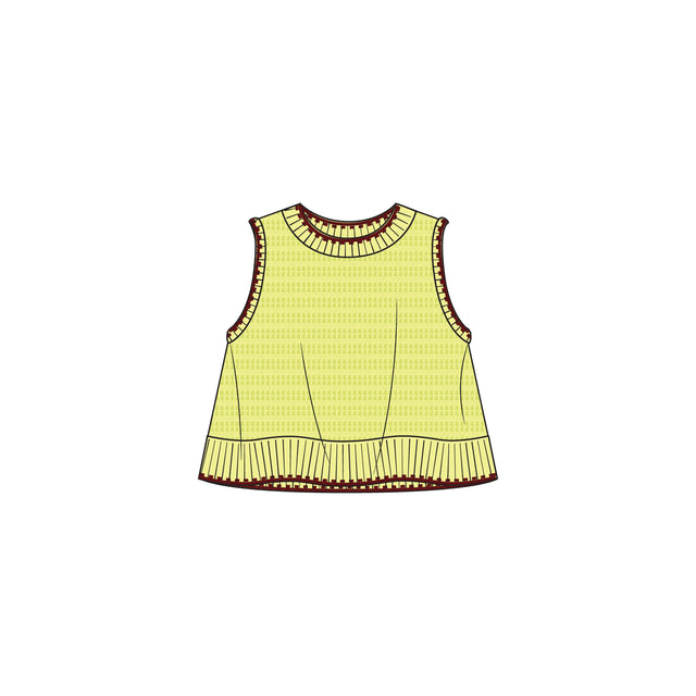 Natalina Kids Knit Top - Zest 3