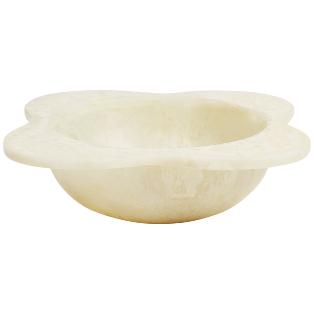 Cory Large Resin Bowl - Pearl