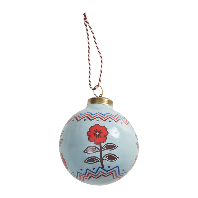 Winnie Bauble - Calcite Blue