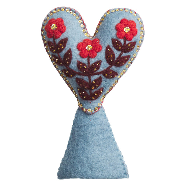 Delilah Felt Heart Tree Topper